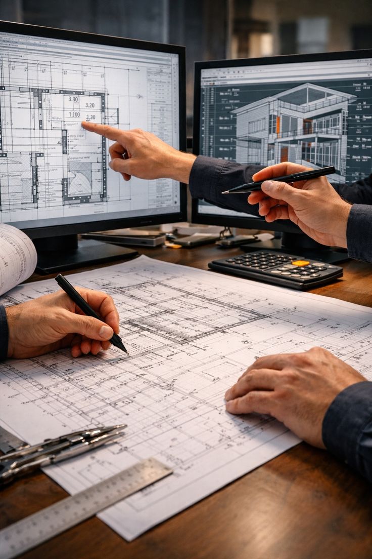 دراسة وإنجاز المخططات 2D و 3D